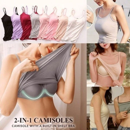 💗 Tank s integrovanou podprsenkou