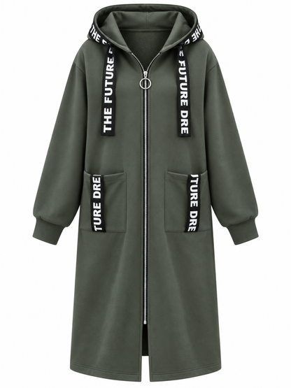💃Oversize-Kapuzen-Sweatshirt-Mantel für Damen