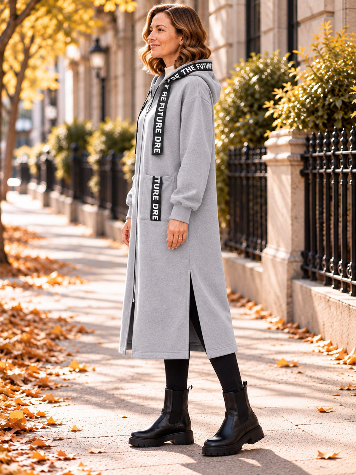 💃Oversize-Kapuzen-Sweatshirt-Mantel für Damen