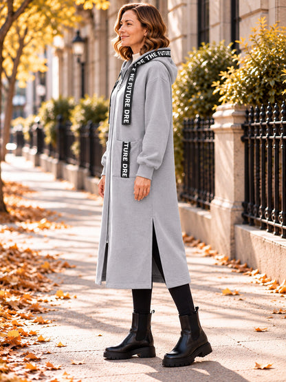 💃Oversize-Kapuzen-Sweatshirt-Mantel für Damen