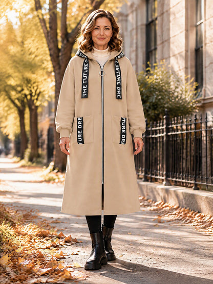 💃Oversize-Kapuzen-Sweatshirt-Mantel für Damen