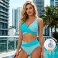 👙 Barevně blokované bikiny S-3XL: Stylové a tvarující dvoudílné plavky2 🌊