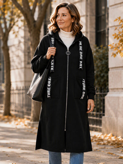 💃Oversize-Kapuzen-Sweatshirt-Mantel für Damen