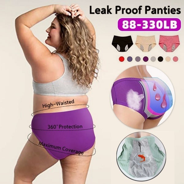 🔥Last Day-Buy 1 Get 3 Packs!!🔥2026 Best-Selling🏆LunaBloom™ High-Waist Leak-Proof Panties ✨Butter-soft, ultra-stretchy & discreetly protective 🍃