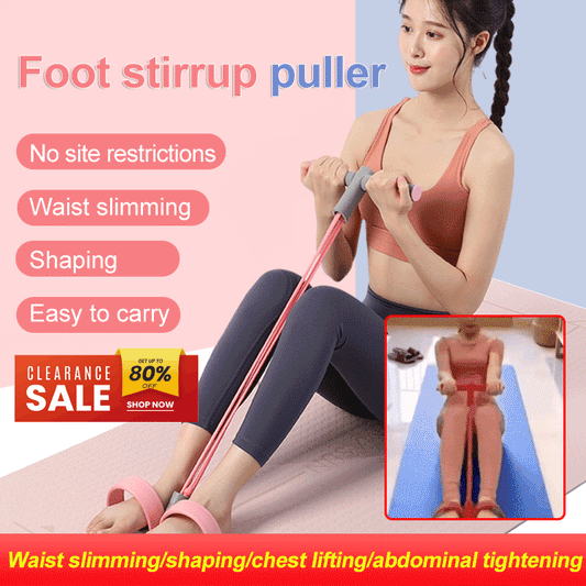 🎁Časově omezená sleva 50 %⏳21 fitness odporových pásů – 4 trubkové pedály na kotníky