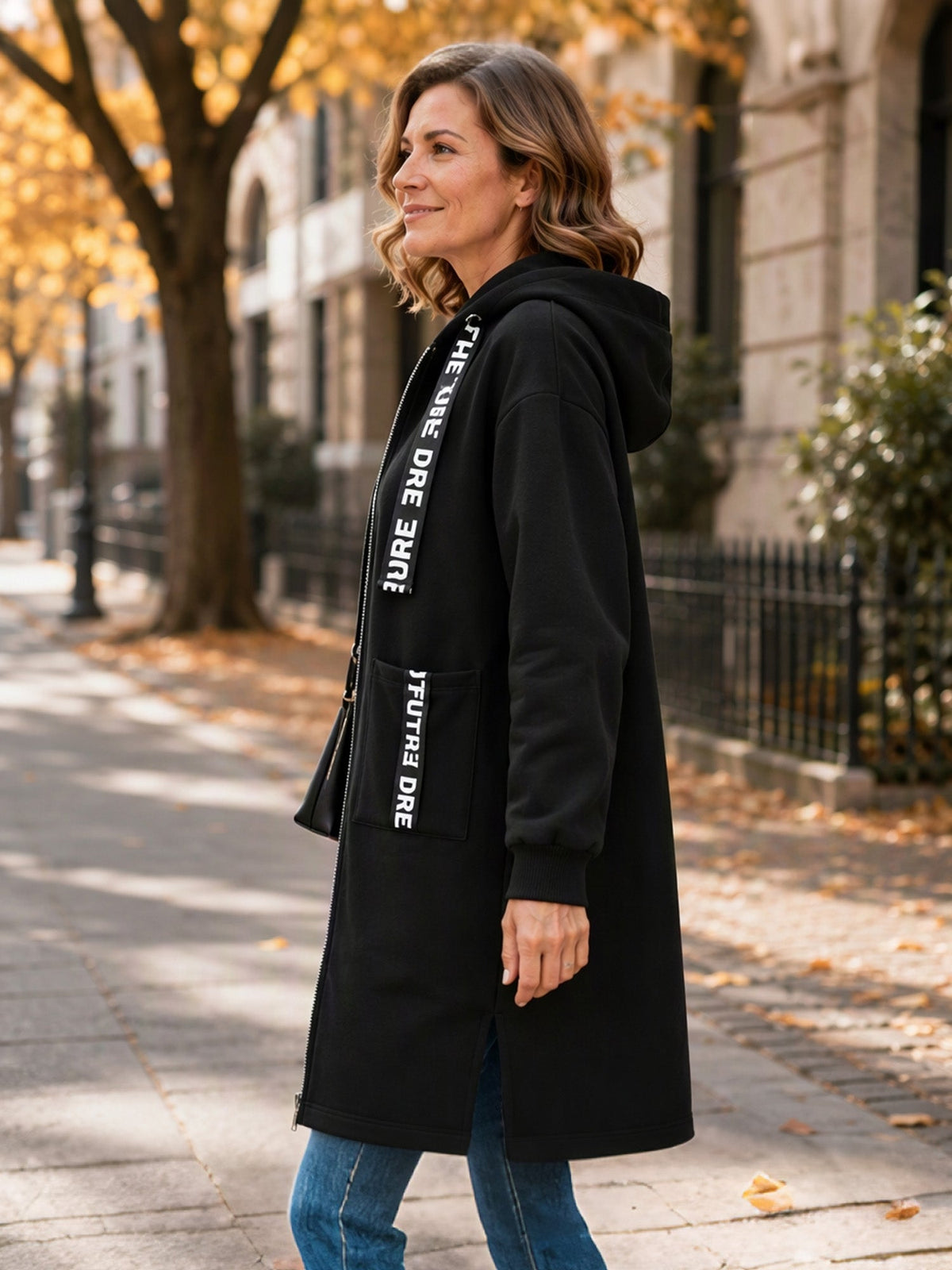 💃Oversize-Kapuzen-Sweatshirt-Mantel für Damen