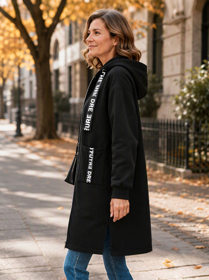 💃Oversize-Kapuzen-Sweatshirt-Mantel für Damen
