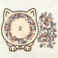 🎁Vendita natalizia 50% OFF🎅Puzzle in legno a forma di gatto da 135 pezzi Morandi-Color