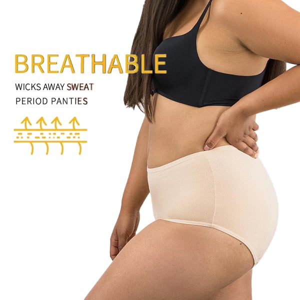 🔥Last Day-Buy 1 Get 3 Packs!!🔥2026 Best-Selling🏆LunaBloom™ High-Waist Leak-Proof Panties ✨Butter-soft, ultra-stretchy & discreetly protective 🍃