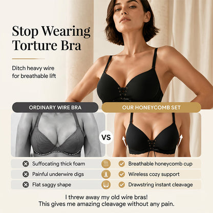 💪Push-Up Support, Natural Shaping👙 Women's Seamless Push-Up Support Bra – Lifting & Shaping | Perfect for Dates, Parties & Formal Occasions, Confident Curves ✨