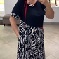 🔥👗Dámské elegantní jedinečné patchworkové šaty
