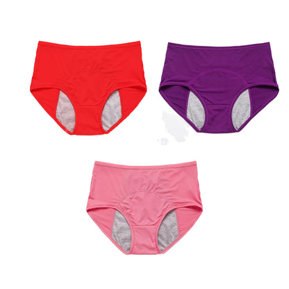 🔥Last Day-Buy 1 Get 3 Packs!!🔥2026 Best-Selling🏆LunaBloom™ High-Waist Leak-Proof Panties ✨Butter-soft, ultra-stretchy & discreetly protective 🍃