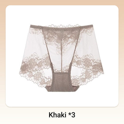 💥Hot Sale 50%OFF😍Women's Hand-Crocheted Lace High-Rise Boxer Briefs