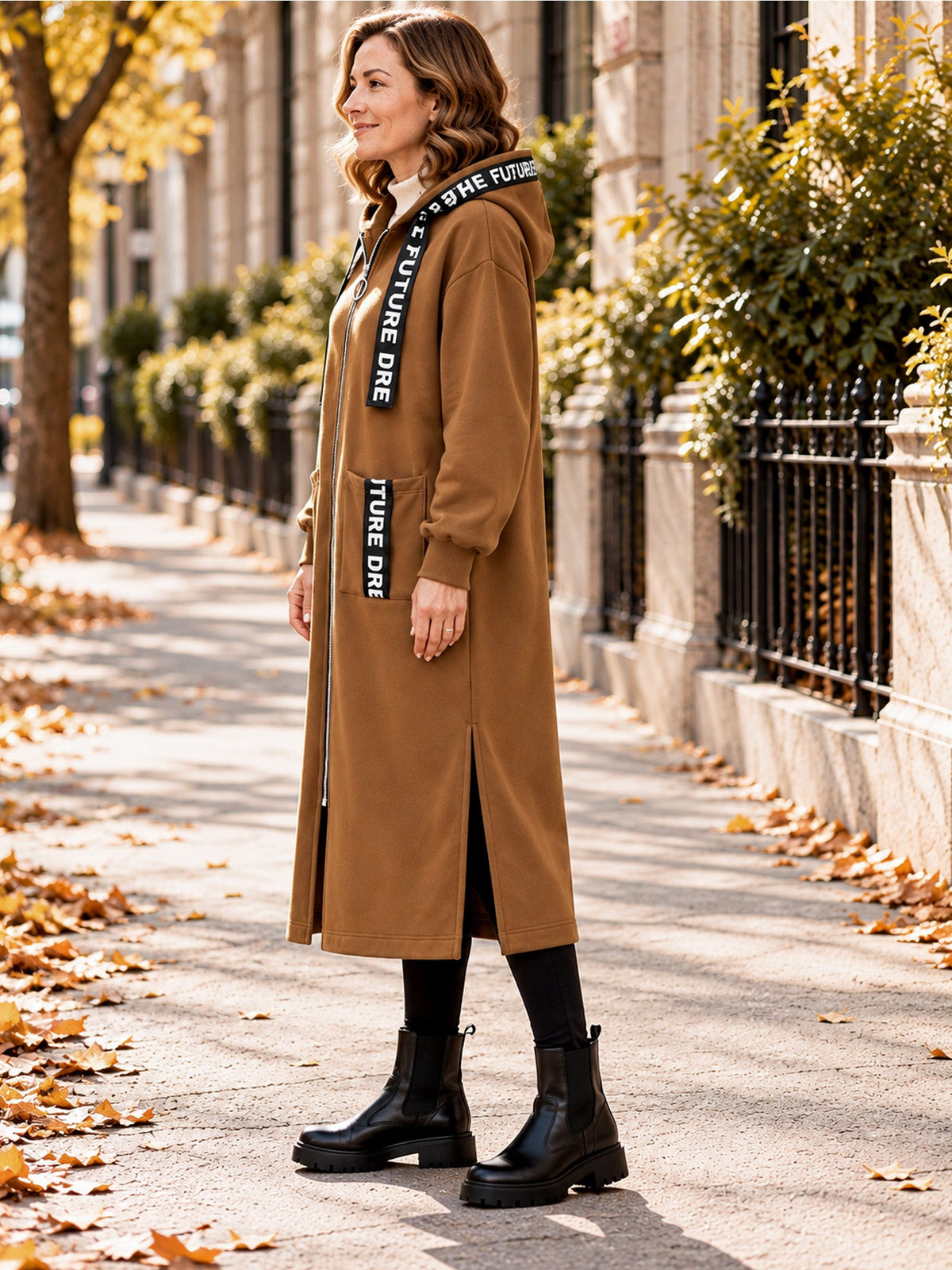 💃Oversize-Kapuzen-Sweatshirt-Mantel für Damen