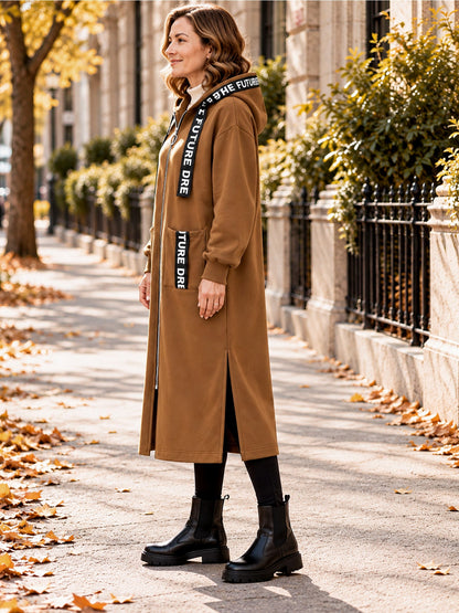 💃Oversize-Kapuzen-Sweatshirt-Mantel für Damen