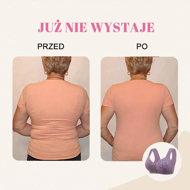 🌸Kup 1 i otrzymaj 1 gratis🌸 Wygodny i praktyczny biustonosz z zapięciem na guziki z przodu🤩