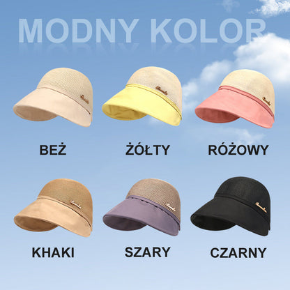 👒Damski kapelusz przeciwsłoneczny z dużym rondem na letnie wyjścia na plażę ☀