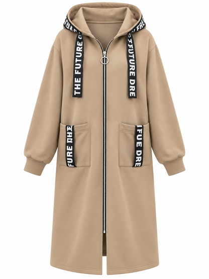 💃Oversize-Kapuzen-Sweatshirt-Mantel für Damen