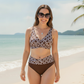 👙🌊Dámský dvoudílný bikini set s vysokým pasem
