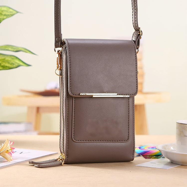 🏆Last Day Promotion：ONLY ￡9.99!!👜📱 Simple and elegant women's touchscreen crossbody phone wallet