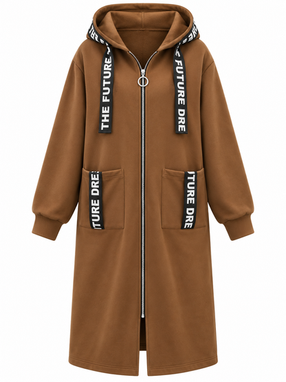💃Oversize-Kapuzen-Sweatshirt-Mantel für Damen