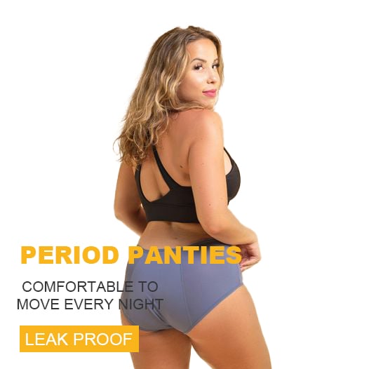 🔥Last Day-Buy 1 Get 3 Packs!!🔥2026 Best-Selling🏆LunaBloom™ High-Waist Leak-Proof Panties ✨Butter-soft, ultra-stretchy & discreetly protective 🍃