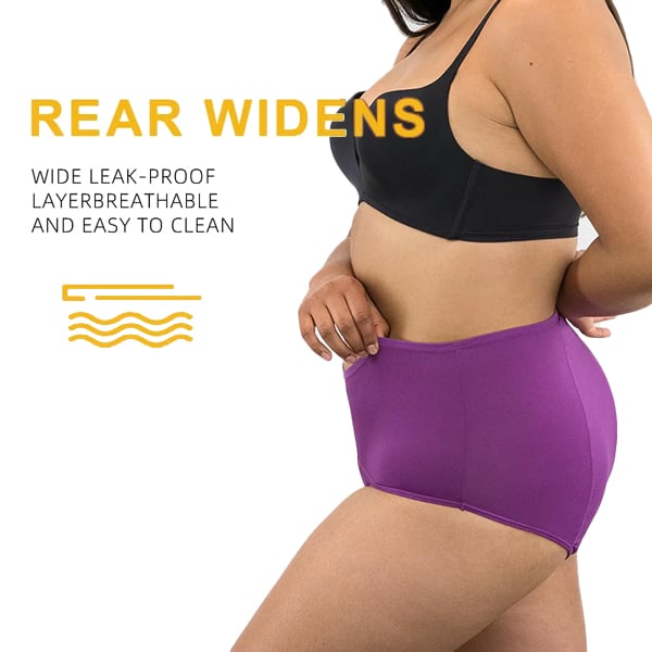 🔥Last Day-Buy 1 Get 3 Packs!!🔥2026 Best-Selling🏆LunaBloom™ High-Waist Leak-Proof Panties ✨Butter-soft, ultra-stretchy & discreetly protective 🍃