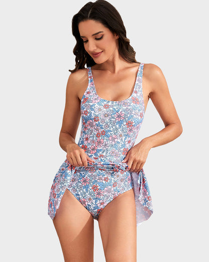 👙Last Day Sale 60% OFF💃Women's One Piece Tummy Control Tie Knot Swimsuit