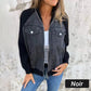 🔥Nová módní dámská kreativní džínová bunda Splicing Jacket