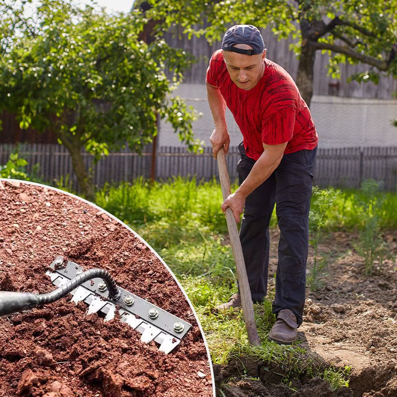 Grabie ogrodowe do pielenia ze stali węglowej 5/6/7/8 zębów