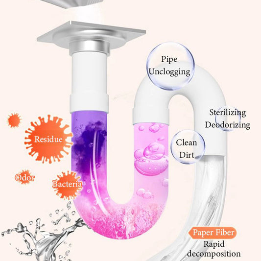 🧼🌸Víceúčelový silný prášek na čištění odpadů proti ucpávání
