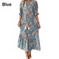 🌸Elegantní boho šaty s květinovým vzorem