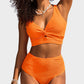 👙Texturované Bikiny S Vysokým Pasem