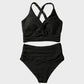 👙Texturované Bikiny S Vysokým Pasem