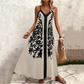 Dámské šaty Spaghetti Strap Flowy Maxi Dress