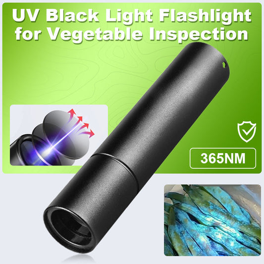 🔦🥦👁️‍🗨️UV černá světelná baterka pro kontrolu zeleniny🌈