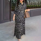 Women's Casual Fashion Leopard Print Dress