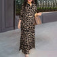 Women's Casual Fashion Leopard Print Dress