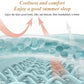 Washable Icy Cool Breathable Summer Quilt 4-piece Set