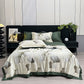 Washable Icy Cool Breathable Summer Quilt 4-piece Set