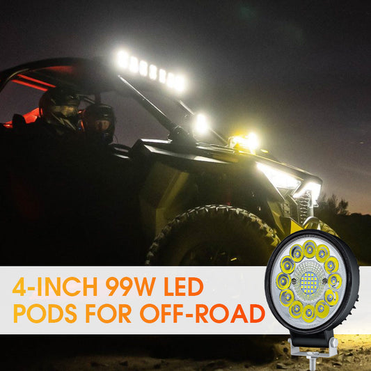4 palcový 99W LED modul pro terénní použití