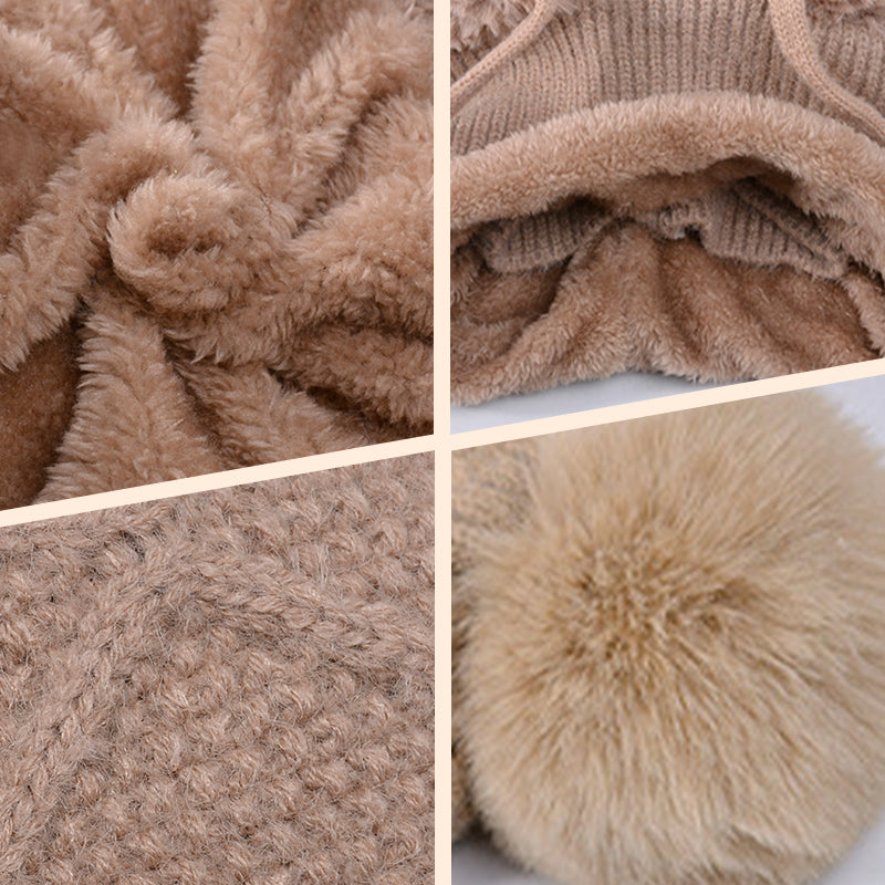 🔥New arrivals offer-Stylish Chunky Winter Knit Hat - With Warm Face Cover and Scarf