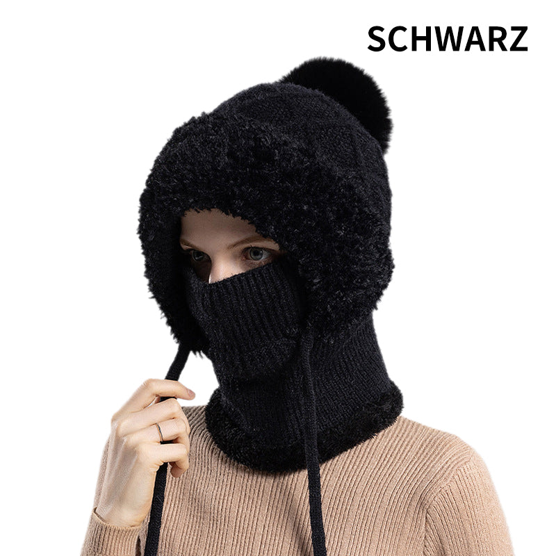🔥New arrivals offer-Stylish Chunky Winter Knit Hat - With Warm Face Cover and Scarf