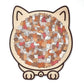 🎁Vendita natalizia 50% OFF🎅Puzzle in legno a forma di gatto da 135 pezzi Morandi-Color