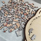 🎁Vendita natalizia 50% OFF🎅Puzzle in legno a forma di gatto da 135 pezzi Morandi-Color