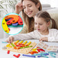 Skládací puzzle s perforovanou deskou