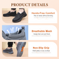 Pánské ortopedické prodyšné slip-on tenisky