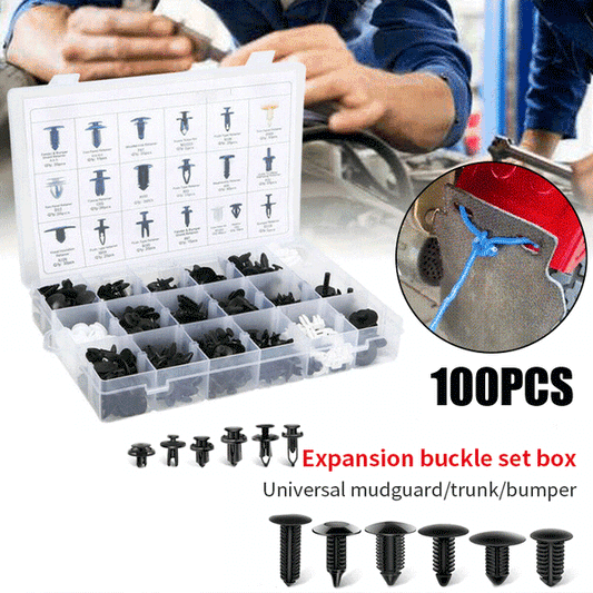 ⚙️ KUPTE 3 A ZÍSKEJTE 1 ZDARMA! 🛠️ Sada 100 ks univerzálních rozšiřujících šroubových svorek – různé velikosti, silný úchop a snadná instalace 📦