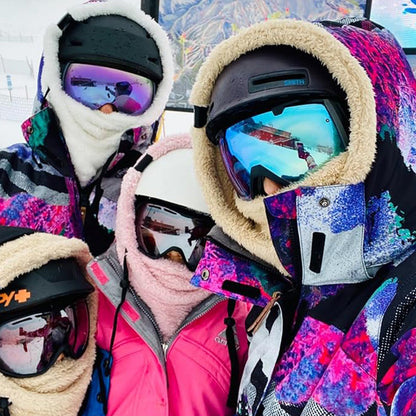Unisex Warm Ski Hooded Scarf