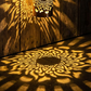 ☀️ Solární mandala lampa na zahradu a terasu - 2v1: stojací lampa a nástěnná lampa✨🏡
